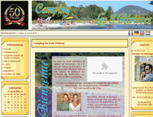 Tablet Screenshot of camping-les3rivieres.com